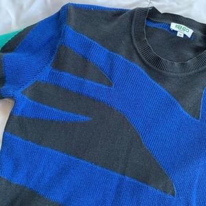KENZO PARIS SWEATER W/ KNIT DETAIL